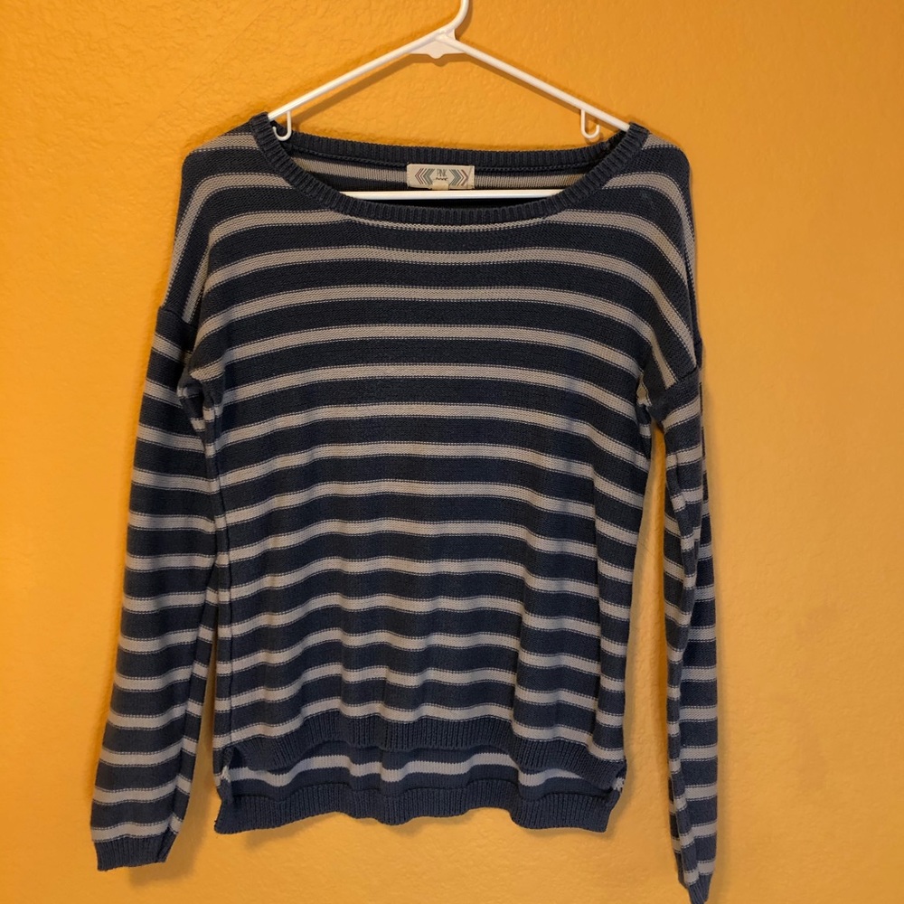 Pink Rose Striped sweater